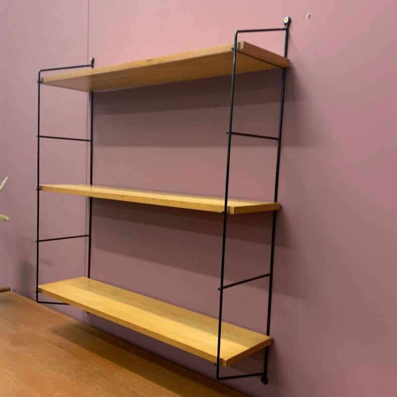 Vintage wall system, wall shelf