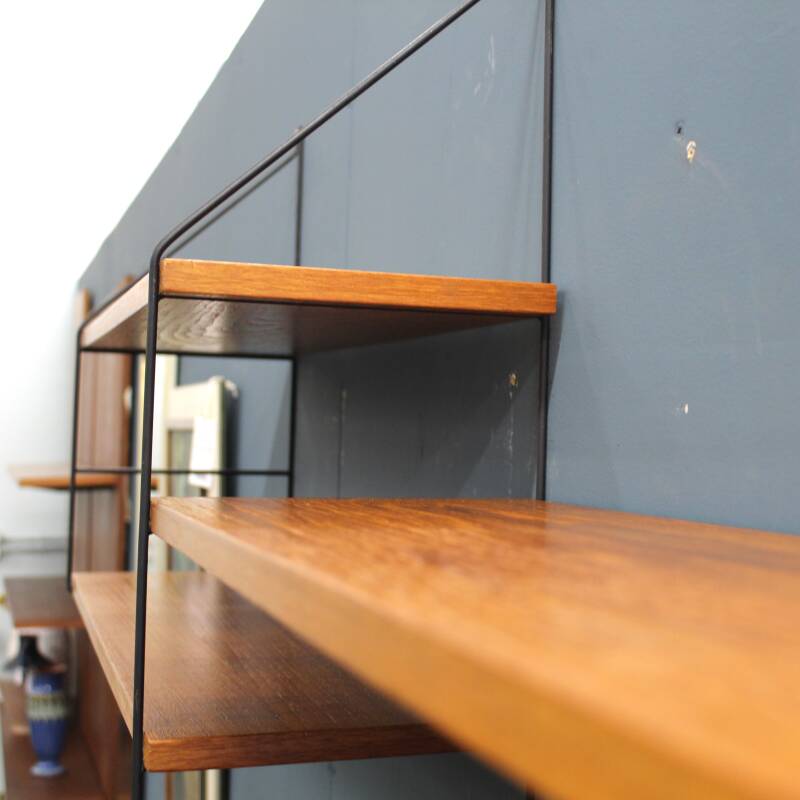 Vintage wall system, wall shelf