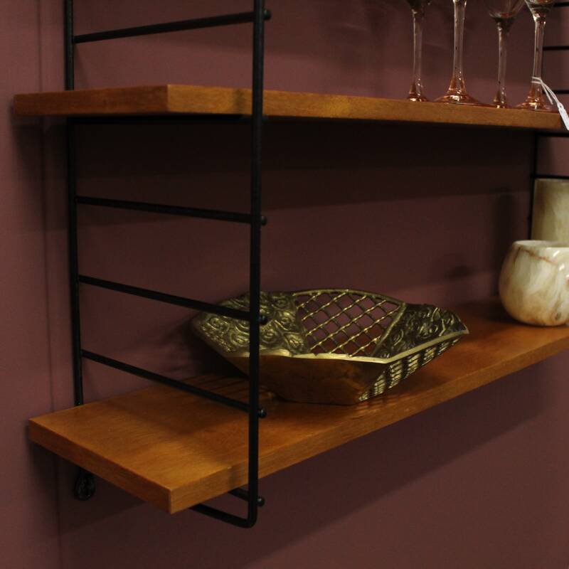 Vintage wall system, wall shelf