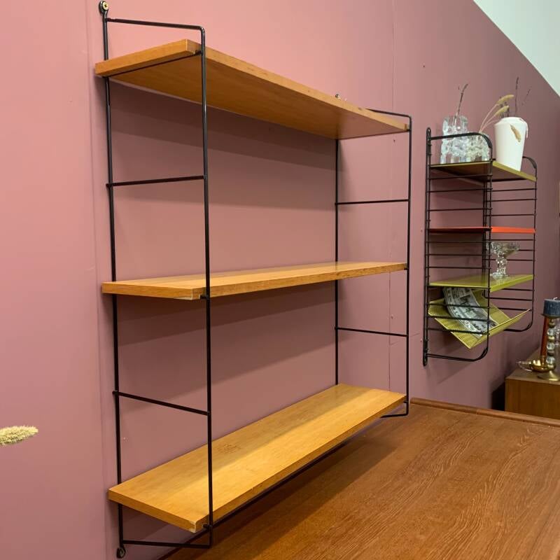 Vintage wall system, wall shelf