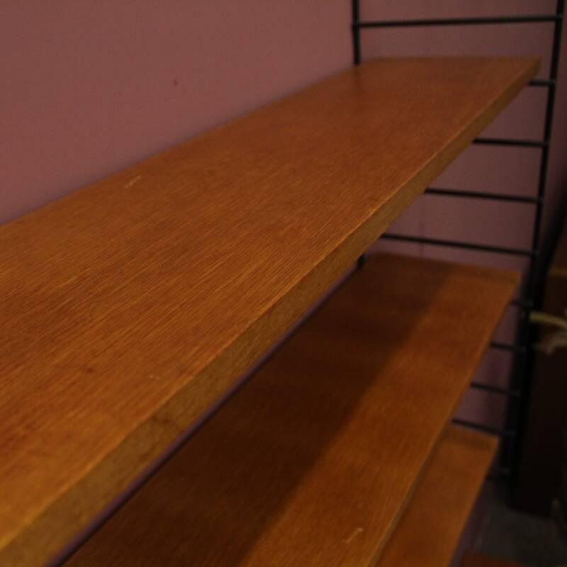 Vintage wall system, wall shelf