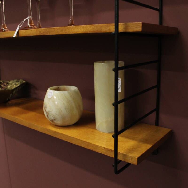 Vintage wall system, wall shelf