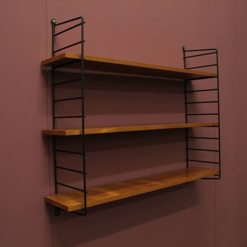 Vintage wall system, wall shelf