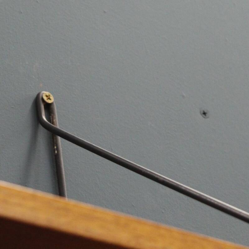 Vintage wall system, wall shelf