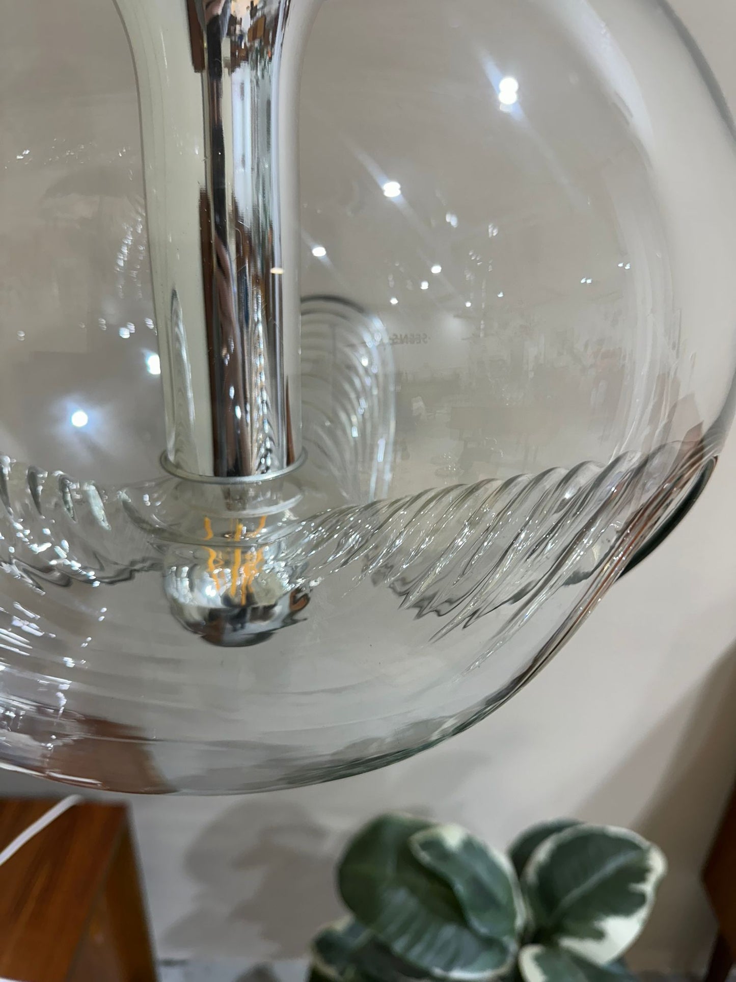 Vintage design jaren '70 hanglamp 'Wave'