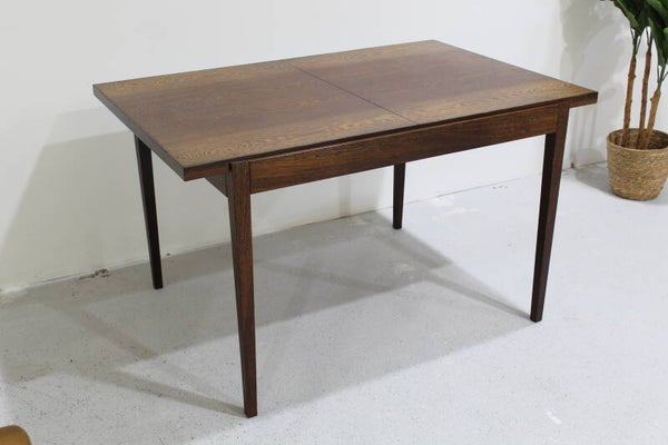 Ausziehbarer Vintage-Esstisch – Wenge-Holz, 1960er | 01059