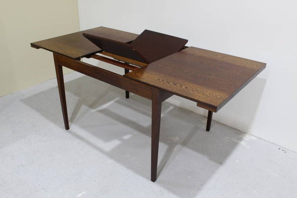 Ausziehbarer Vintage-Esstisch – Wenge-Holz, 1960er | 01059