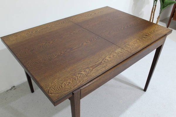 Ausziehbarer Vintage-Esstisch – Wenge-Holz, 1960er | 01059