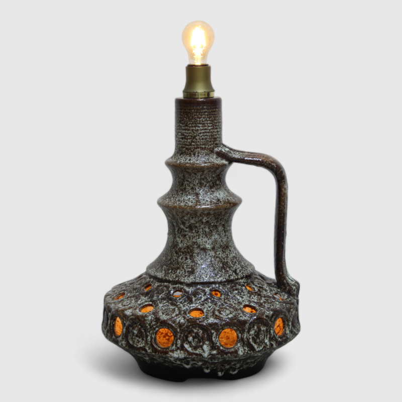 Vintage West Germany floor lamp - fat lava - 70s | 01182