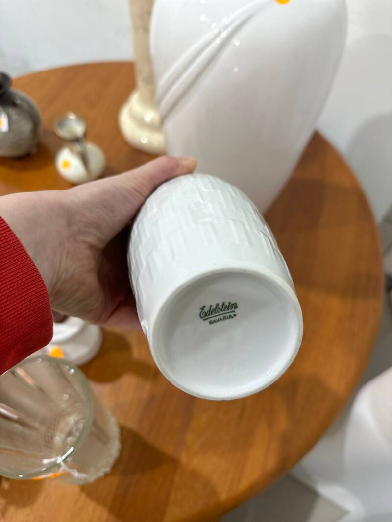 Vintage vase white Bavaria | SSS6