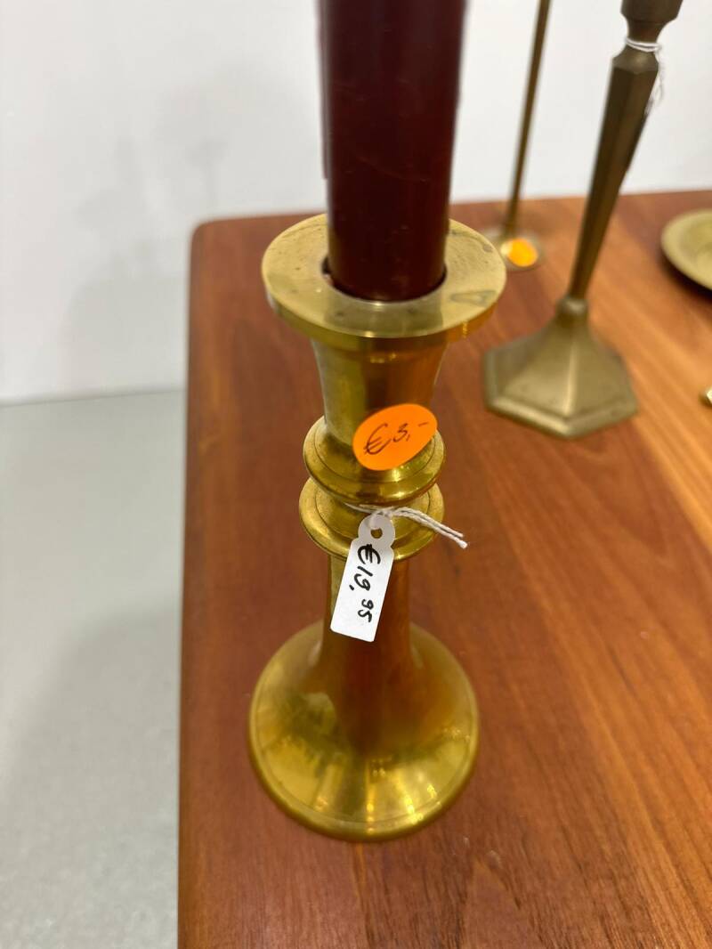 Vintage brass candlestick | SSS17