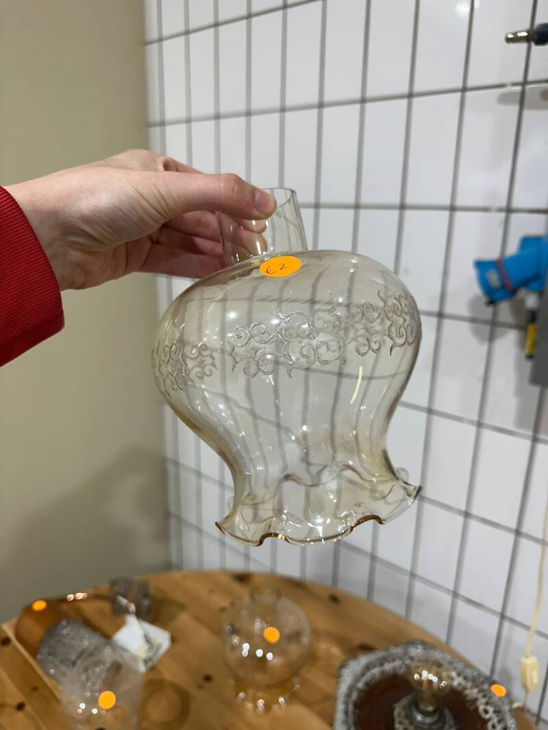 Vintage Lampenschirm aus Glas | SSS27