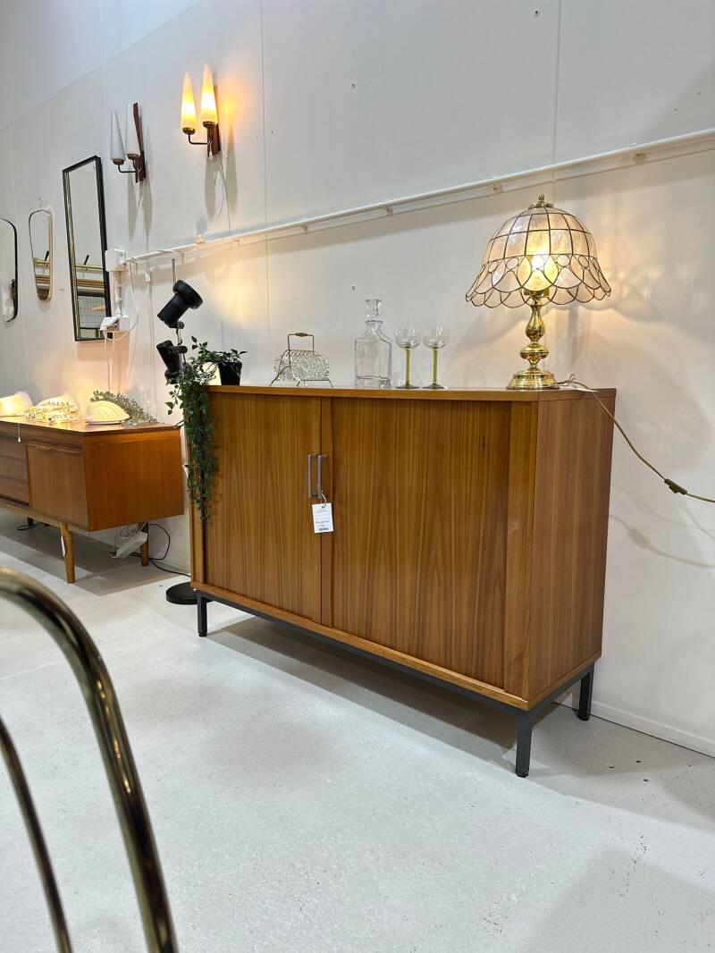 Vintage archiefkast, dressoir - schuifdeuren jaren '60 | 01262