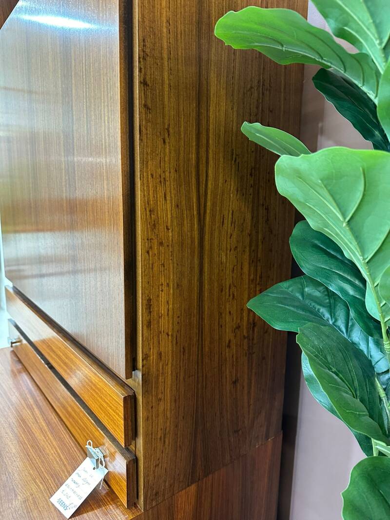 Vintage Bücherregal, Hängeschrank, Highboard - 1960er Jahre