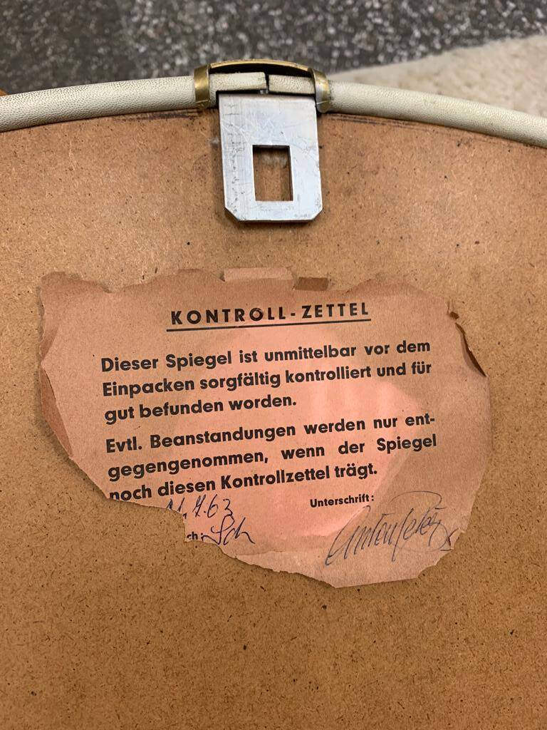 Vintage mirror from 1963