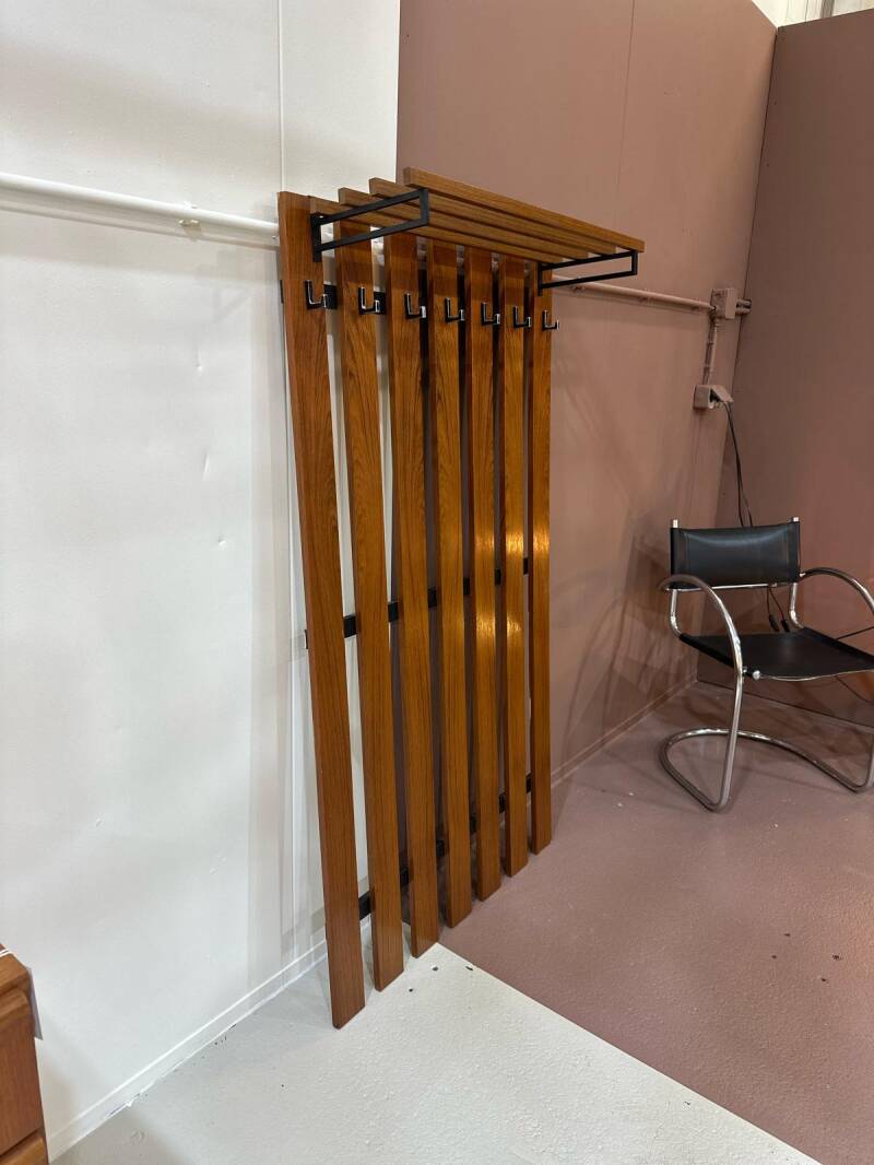 Vintage Garderobe, Garderobenständer - Holz, 60er | 01016