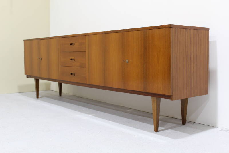 Vintage dressoir, sideboard - teak, jaren '60 | 01069