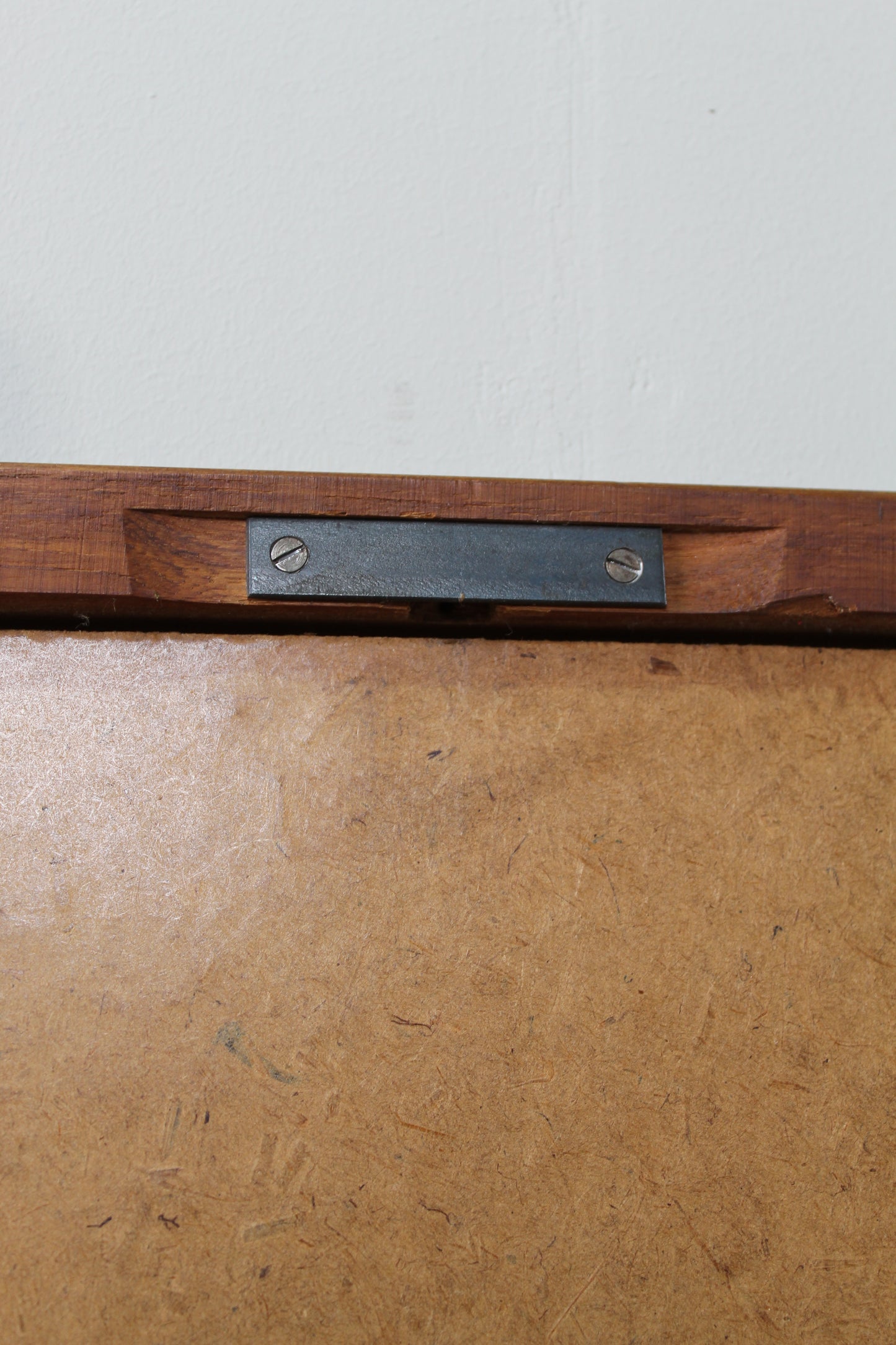 Vintage houten spiegel teak