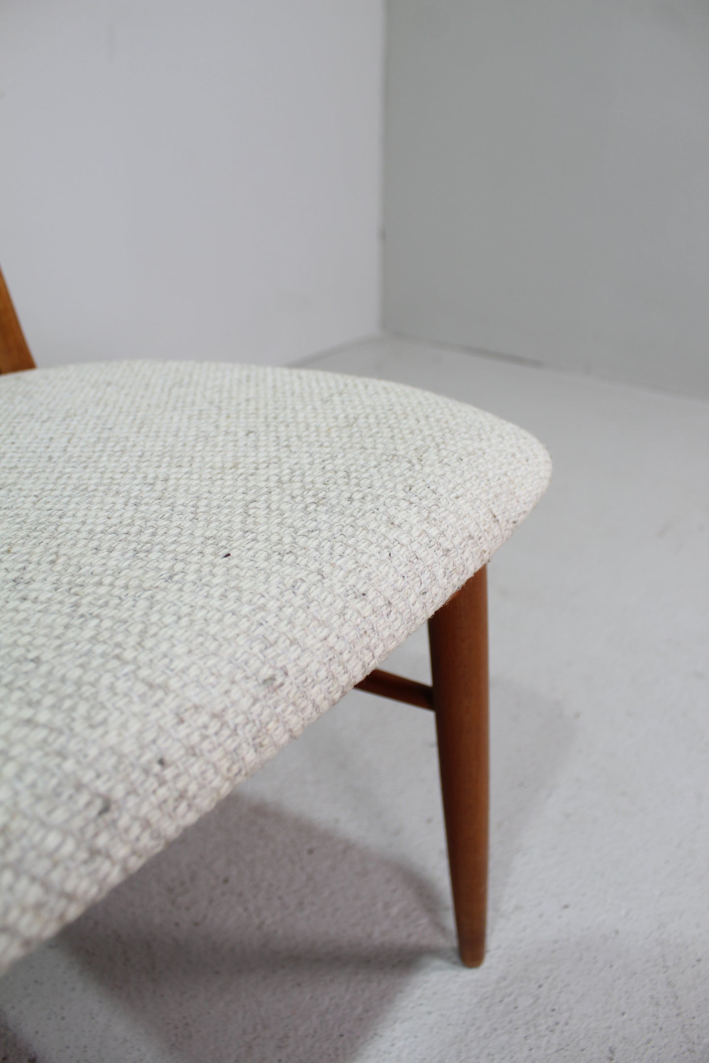 4x Vintage Deens Design eetkamerstoelen