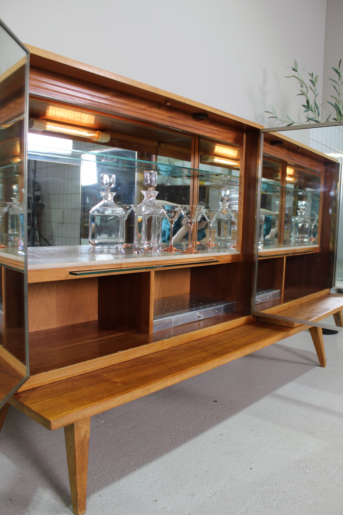 Vintage drankkast, sideboard jaren '50