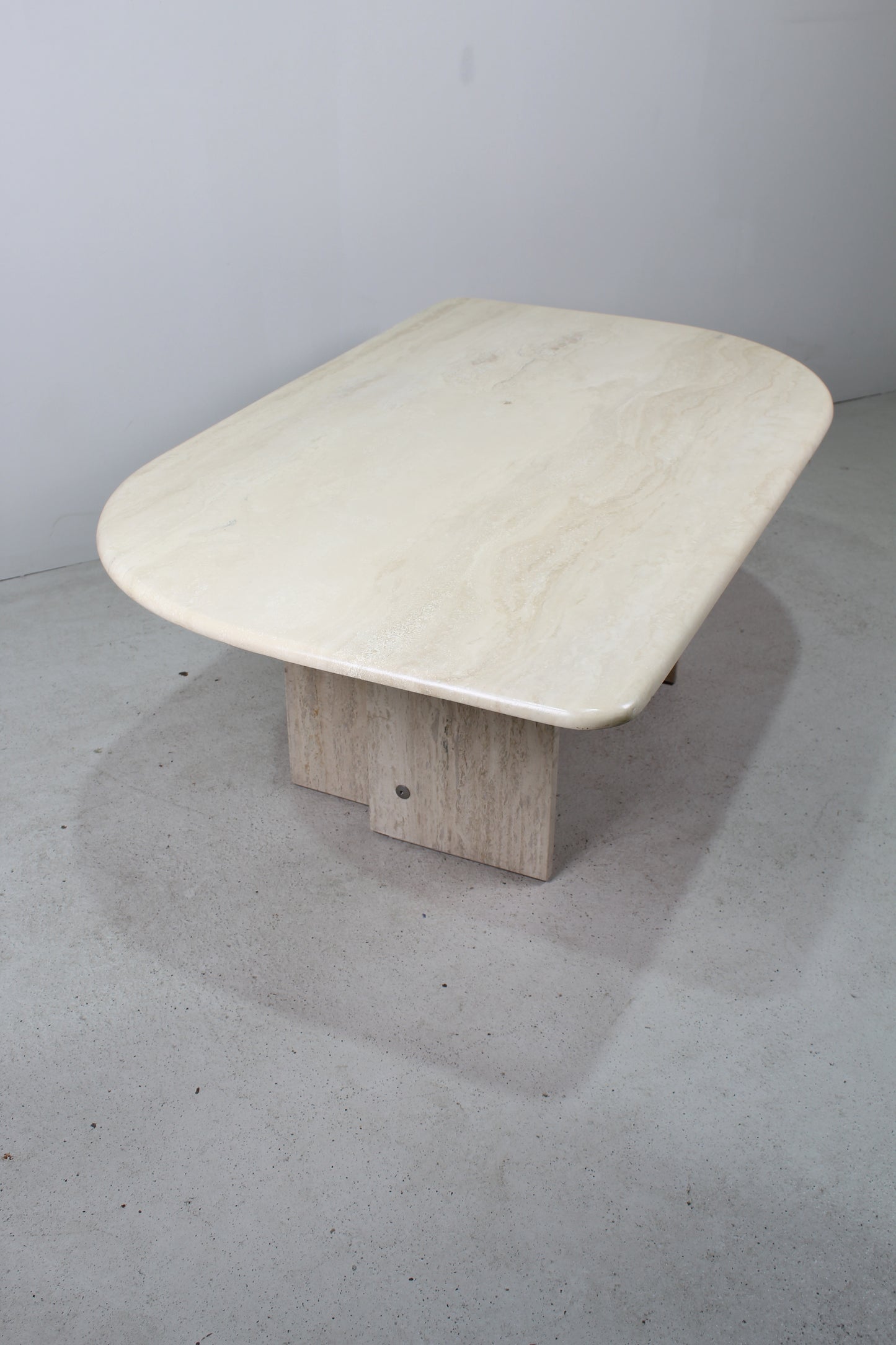 Vintage travertin salontafel