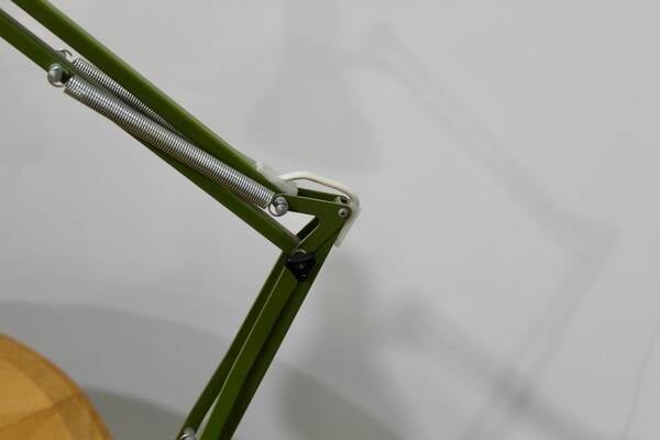 Vintage groene bureaulamp, architectenlamp – LEDU, jaren ’70 | 01137