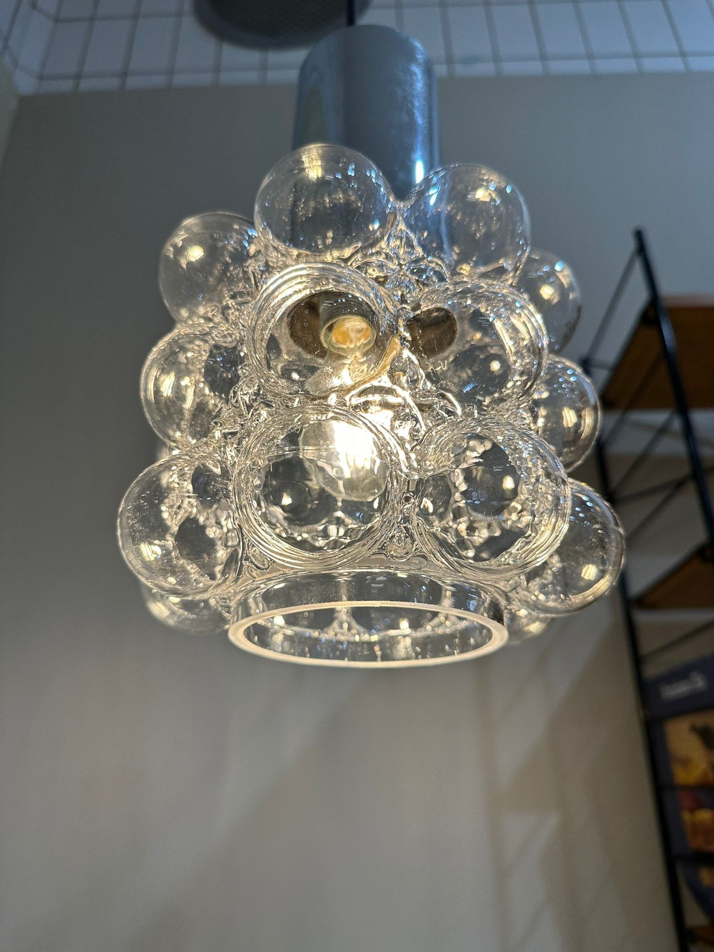Vintage design hanglamp bubbels