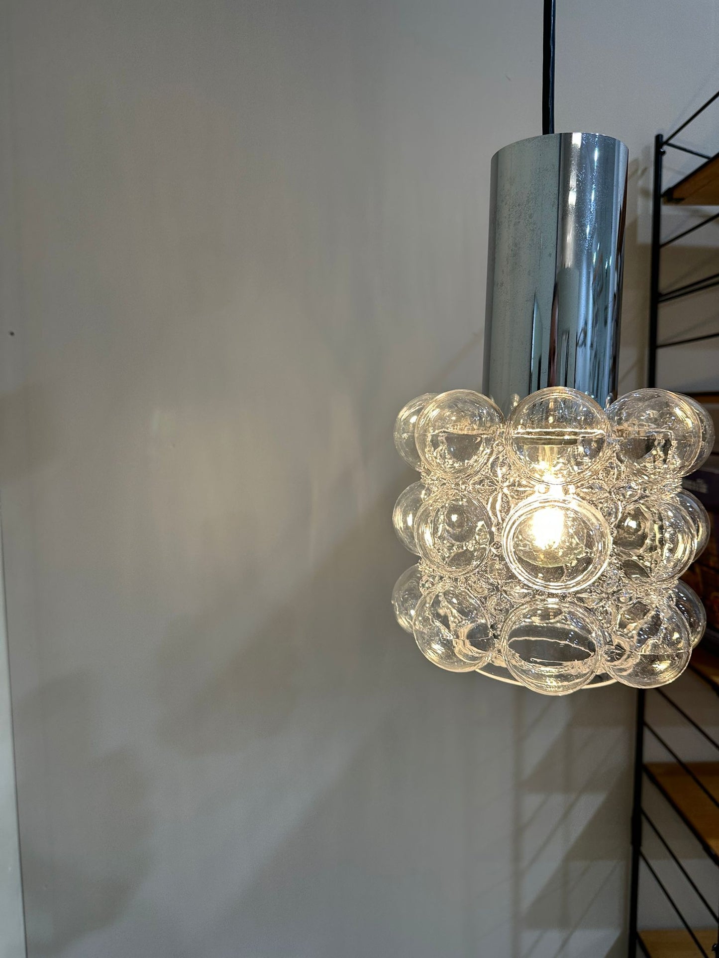 Vintage design hanglamp bubbels