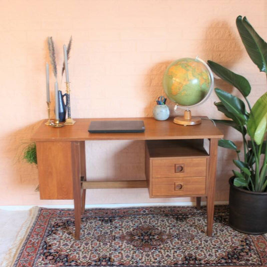 Vintage desk 1960s teak