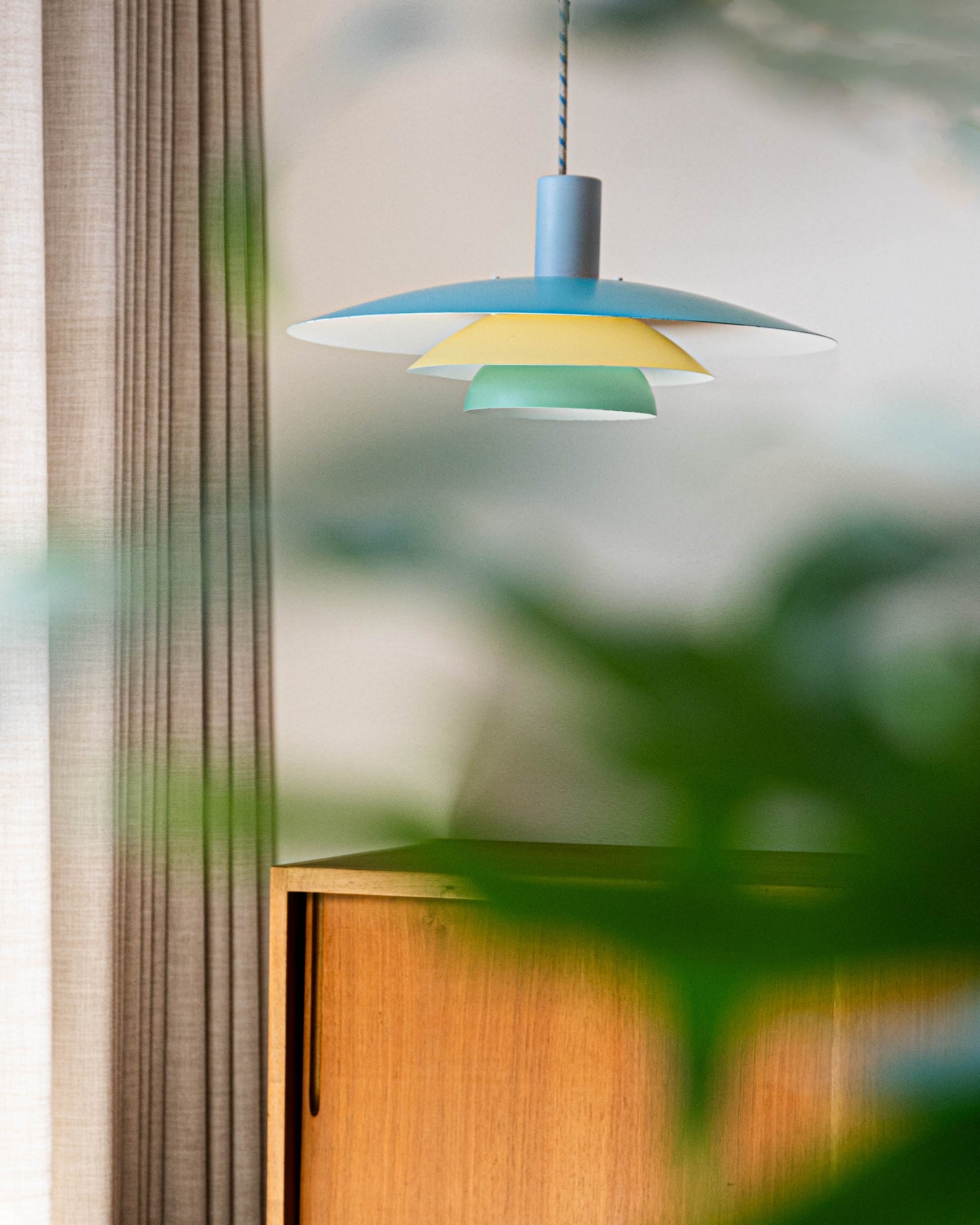 Vintage Deense hanglamp