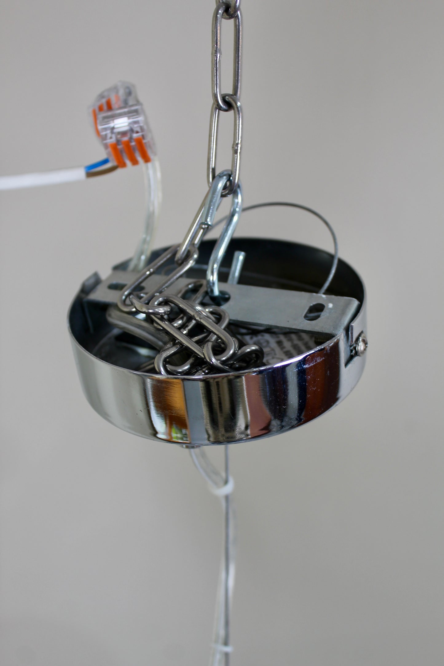 Vintage Hängelampe, Aluminium, Kugelleuchte, 90er Jahre