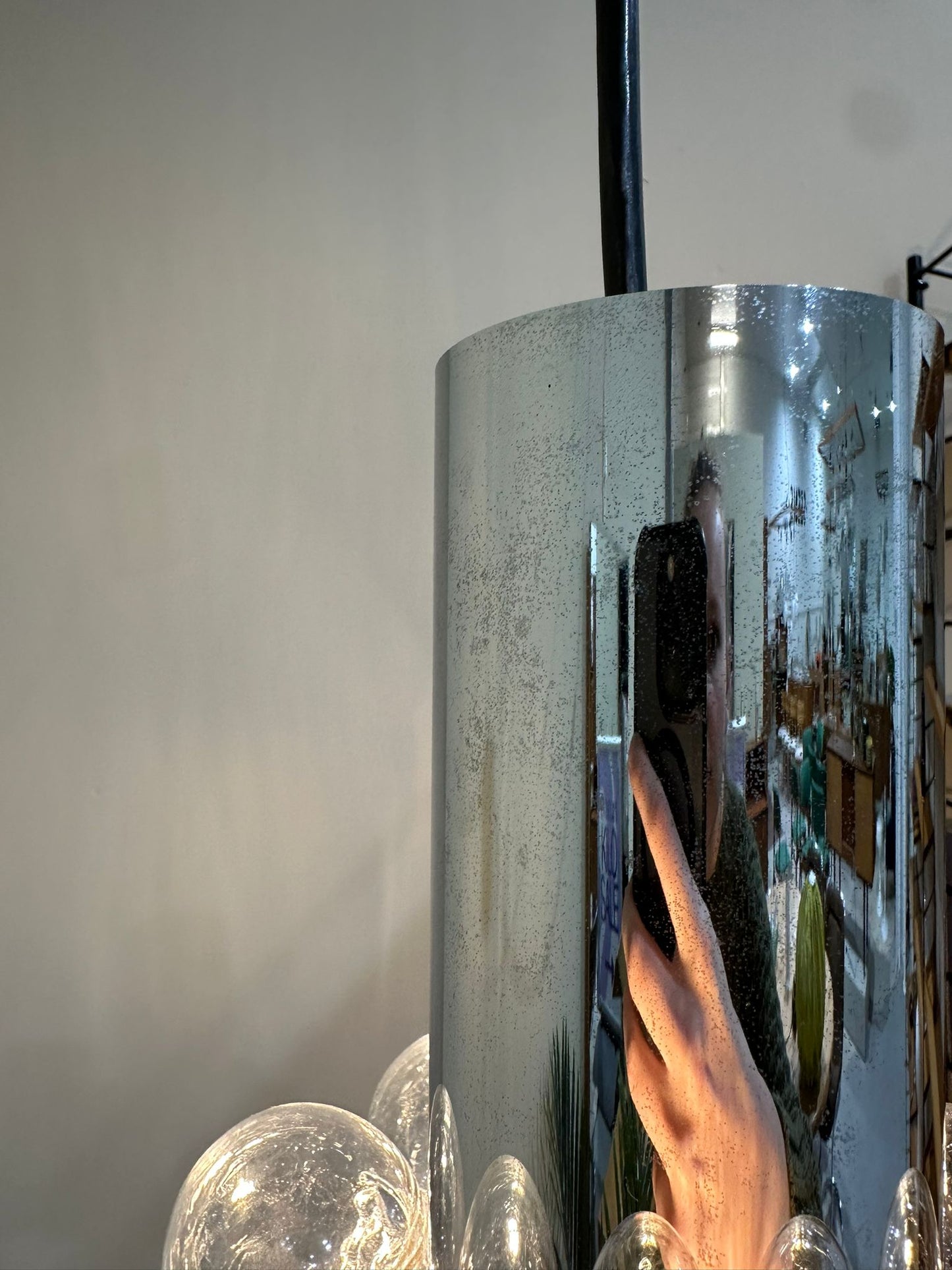 Vintage design hanglamp bubbels