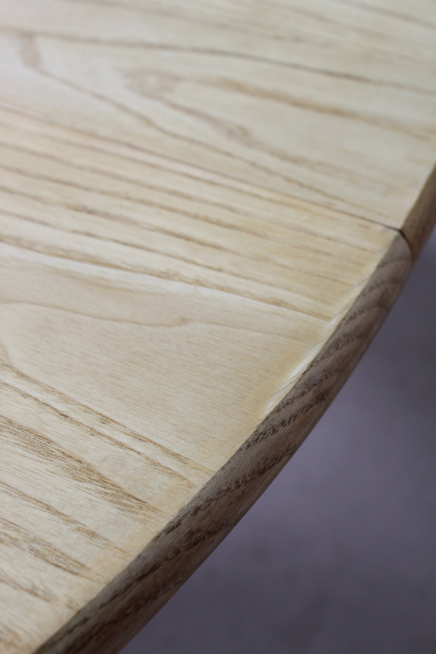 Vintage uitschuifbare eettafel eiken, rotan