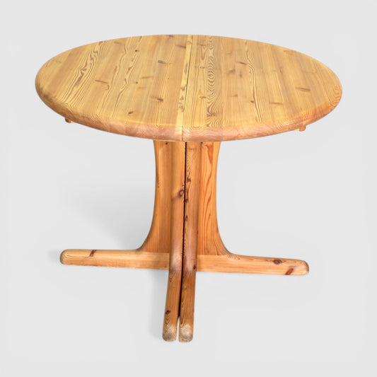 Deens Design grenen ronde uitschuifbare eettafel