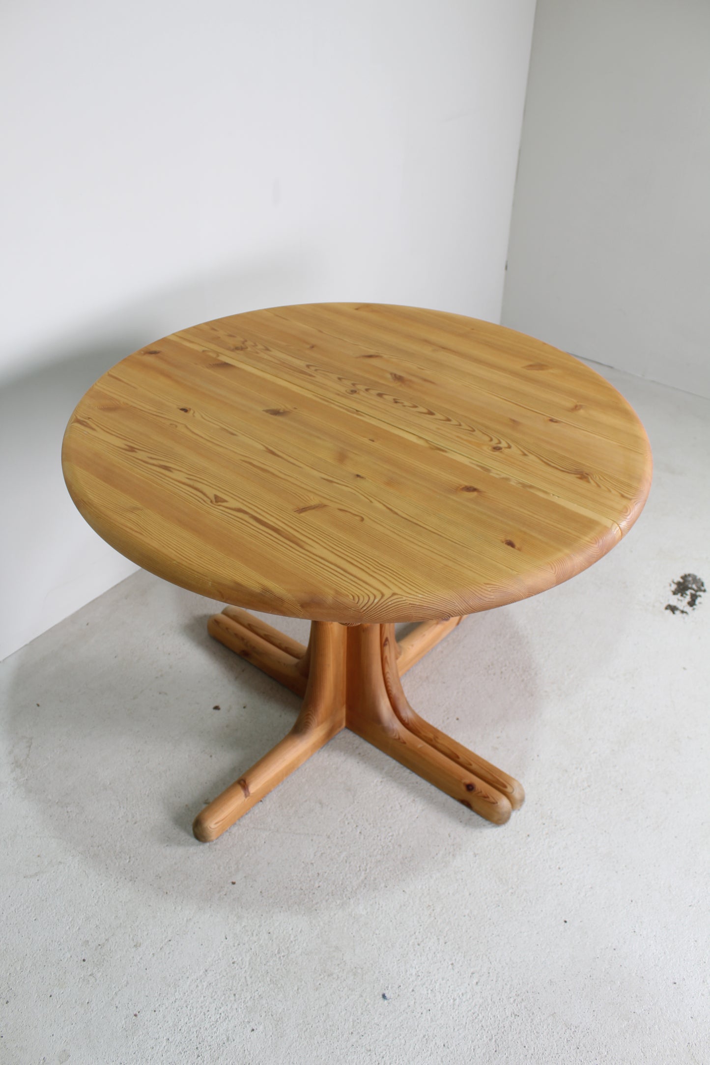 Deens Design grenen ronde uitschuifbare eettafel