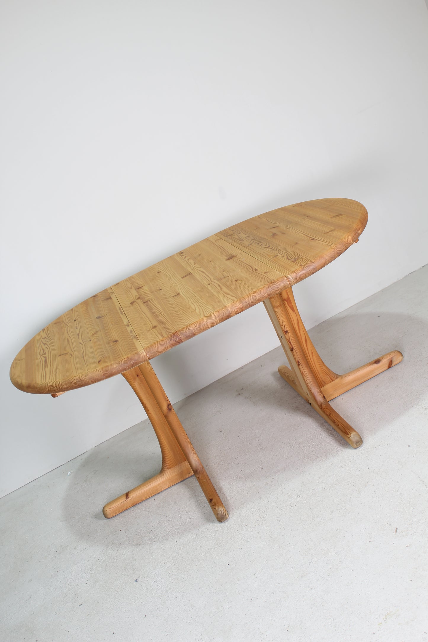 Deens Design grenen ronde uitschuifbare eettafel