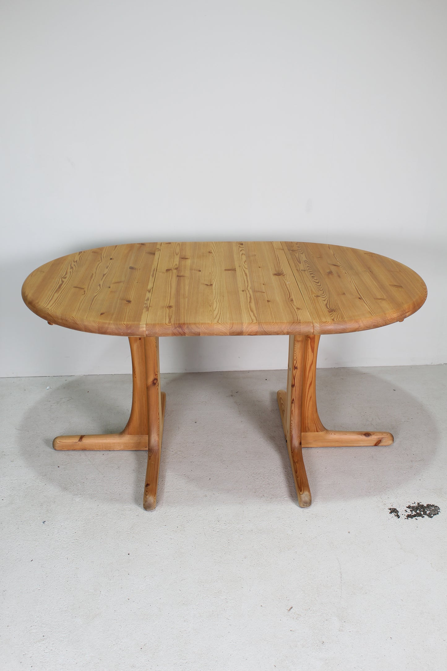 Deens Design grenen ronde uitschuifbare eettafel