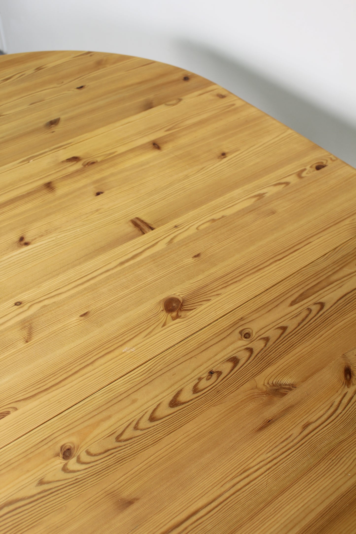 Deens Design grenen ronde uitschuifbare eettafel