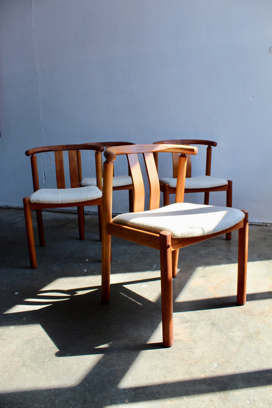4x Deens Design eetkamerstoelen Frydendal