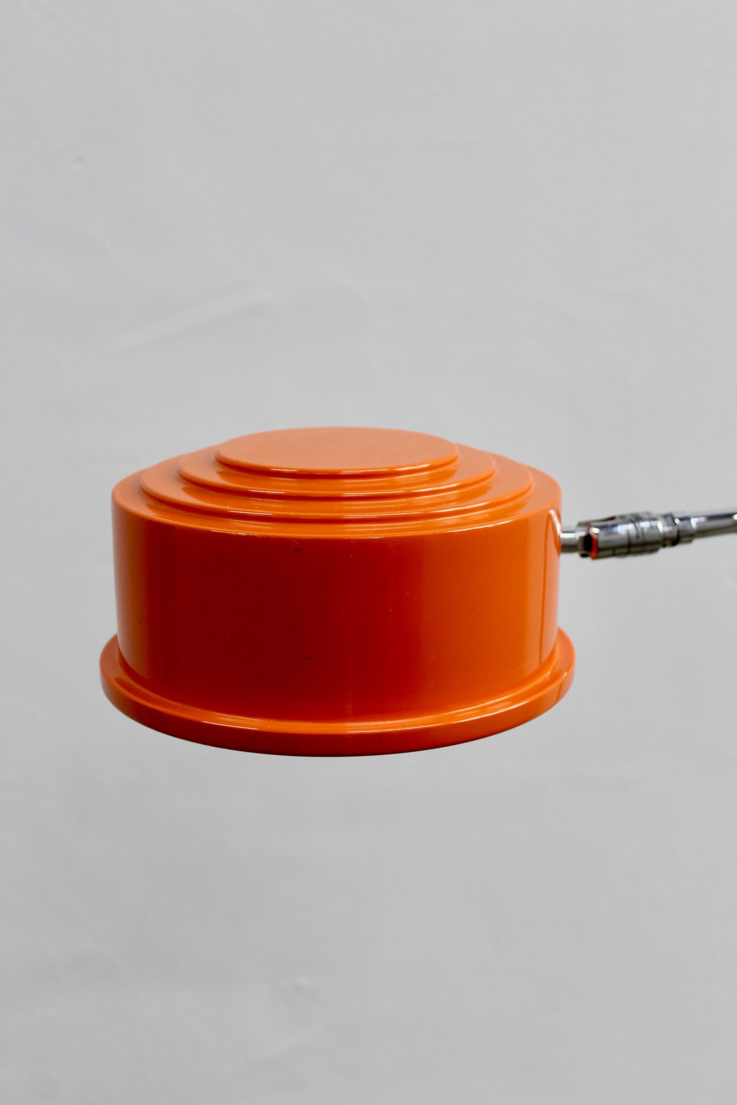 Jaren '70 oranje vloerlamp