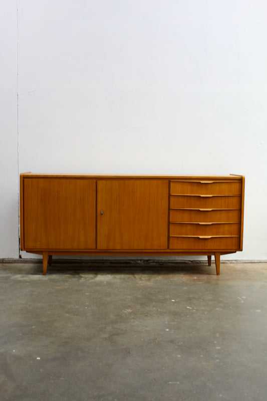 Jaren '60 dressoir, sideboard, licht hout
