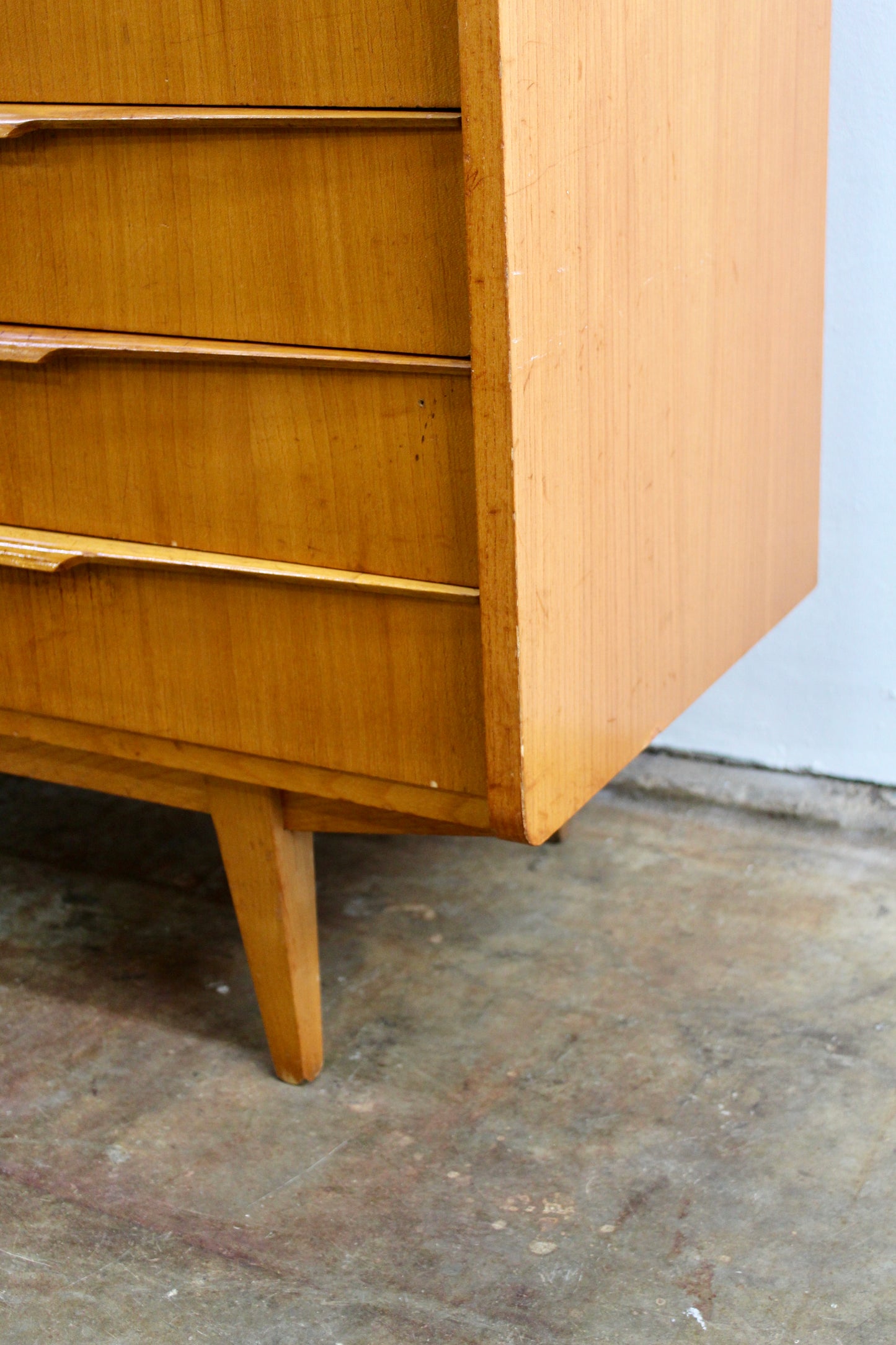 Jaren '60 dressoir, sideboard, licht hout