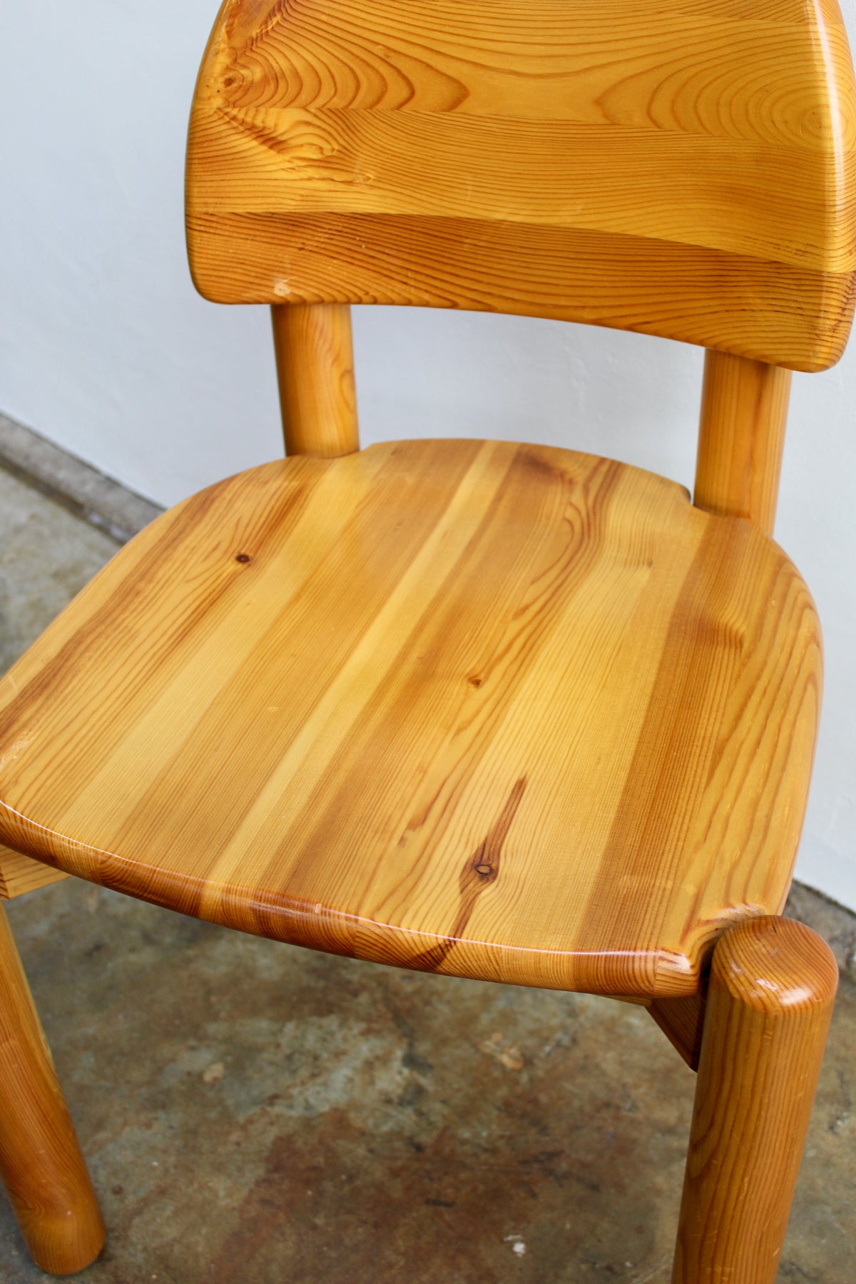 6x Rainer Daumiller grenen eetkamerstoelen
