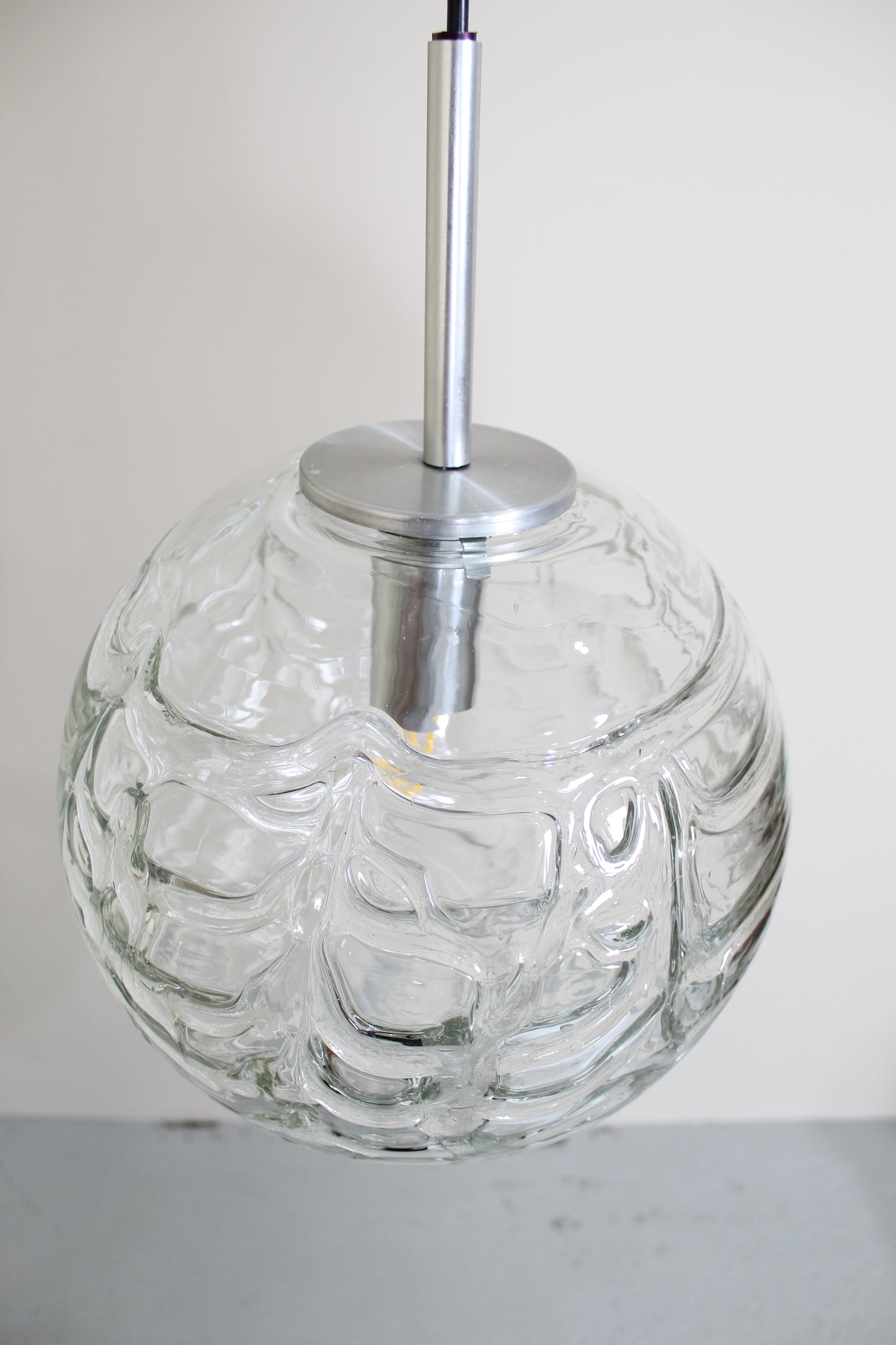 Vintage Kugellampe, Globe - Doria, transparent
