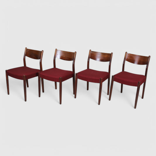4x Vintage eetkamerstoelen - jaren '60
