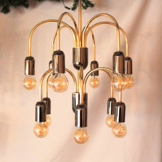 Vintage lamp goud