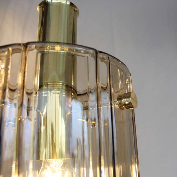 Vintage Lampe Glashütte Limburg