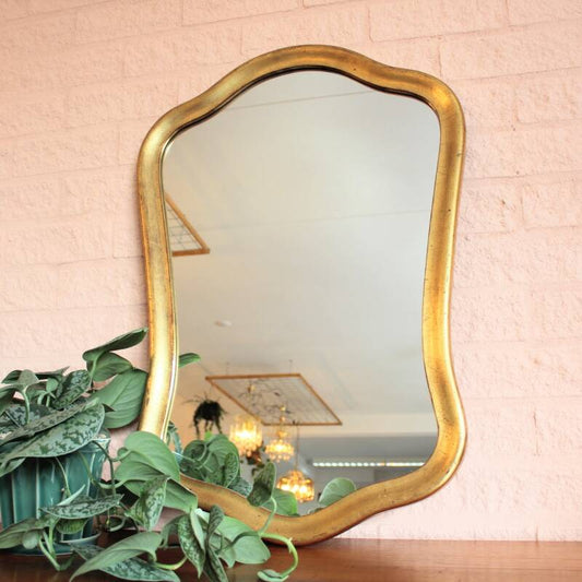 Vintage spiegel hout