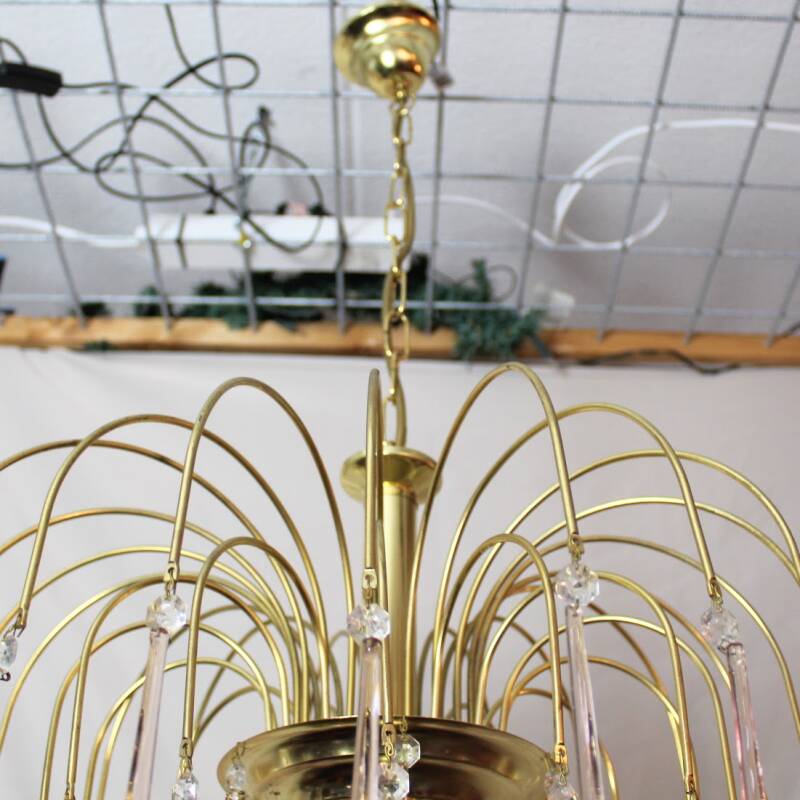 Vintage Tropfenlampe - rosa