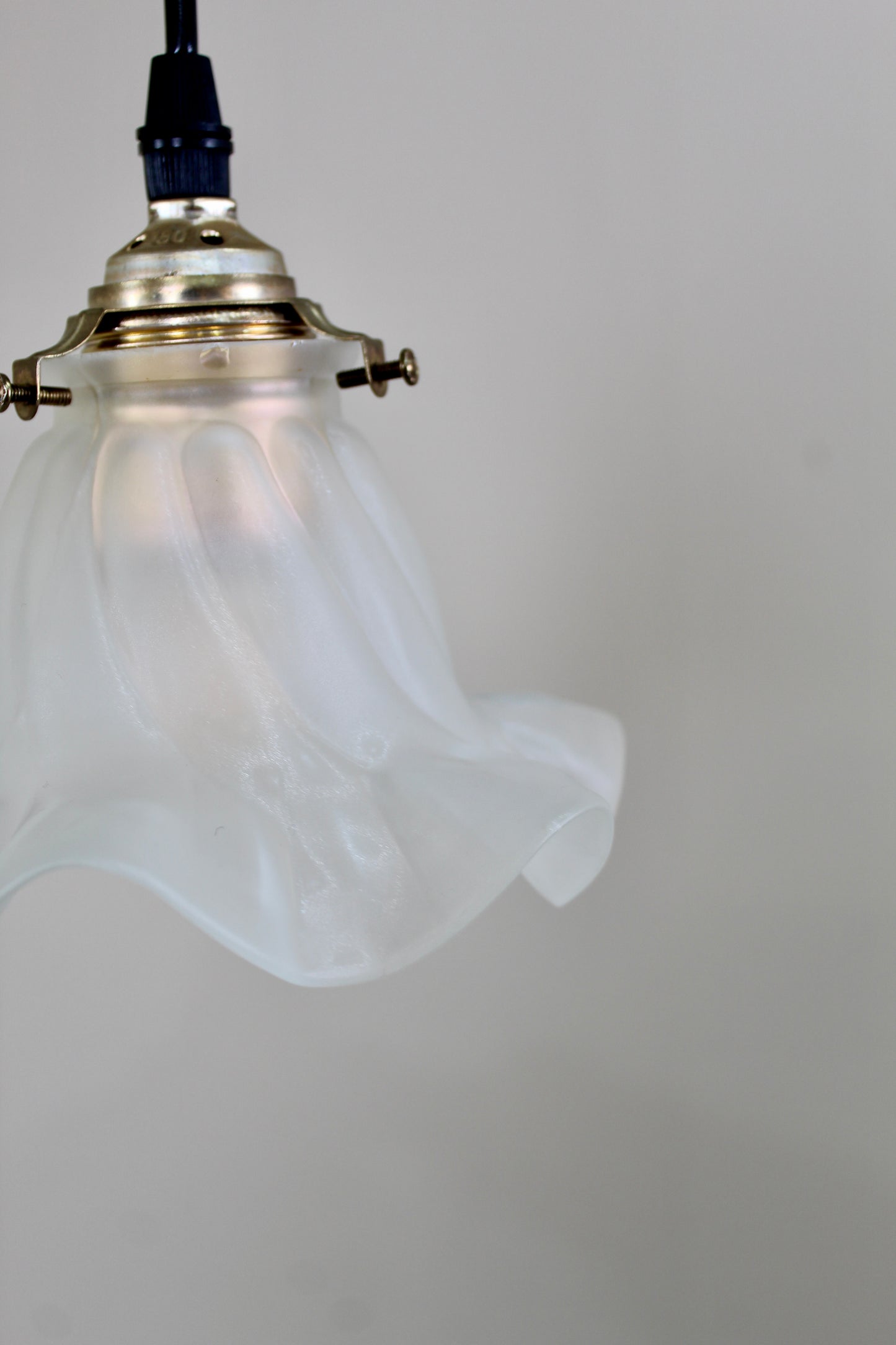 Vintage-Pendelleuchte aus Glas